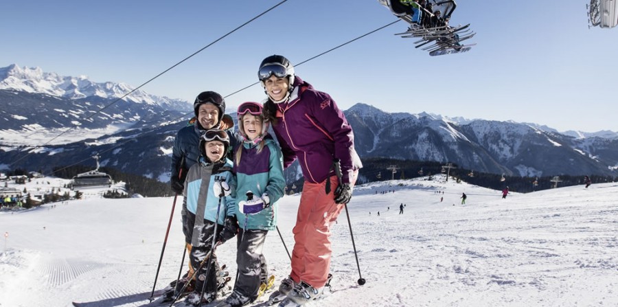 Familienskiurlaub in Snow Space Salzburg © Flachau Tourismus