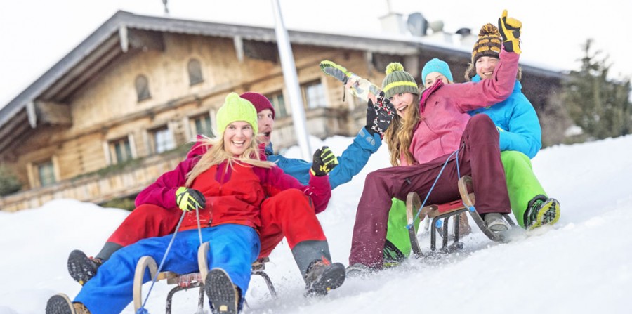 Rodelbahn vom Sattelbauer © Flachau Tourismus