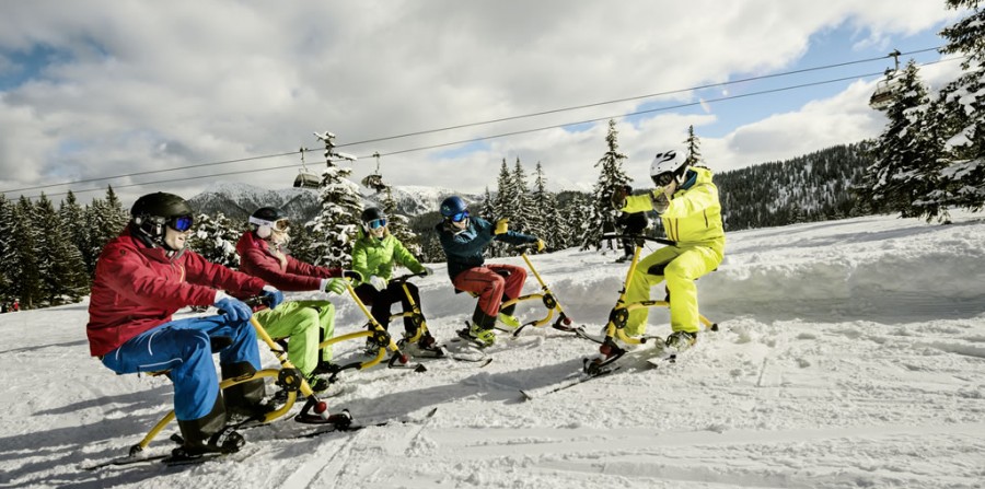  Snowbiken im Land Salzburg © Flachau Tourismus